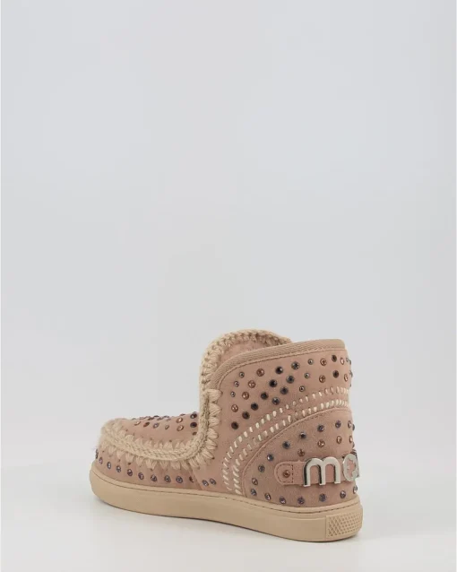 Botines Mou Eskimo Sneaker Studs&Stitch Cam Taupe