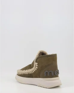 Botines Mou Jogger Glitter Logo Moo Verde