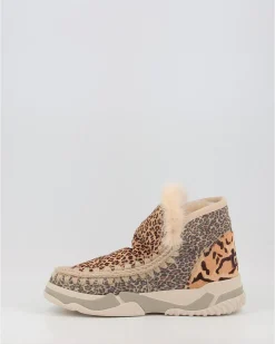 Botines Mou Trainer Mixed Ponyskin Posmch Animal Print