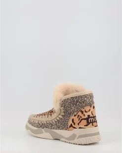 Botines Mou Trainer Mixed Ponyskin Posmch Animal Print