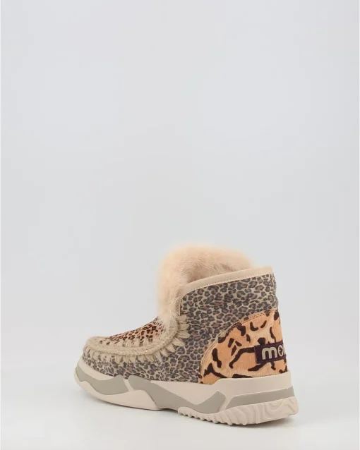 Botines Mou Trainer Mixed Ponyskin Posmch Animal Print