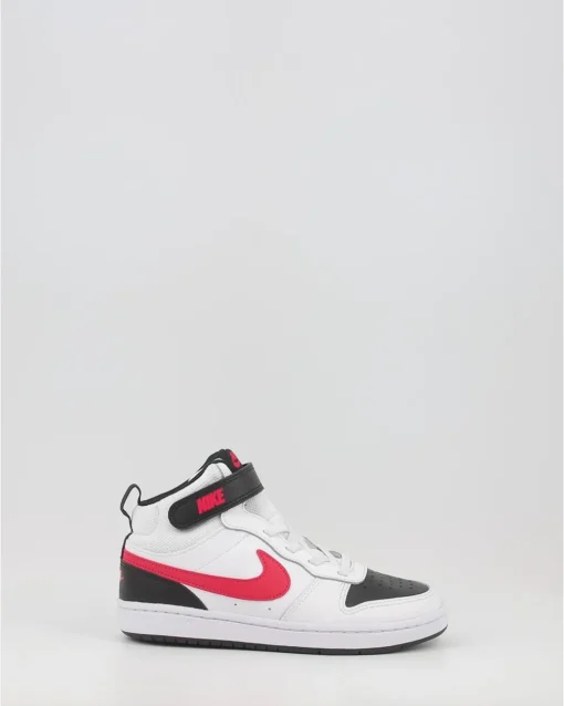 Botines Nike Court Borough Mid Cd7783-110 Blanco