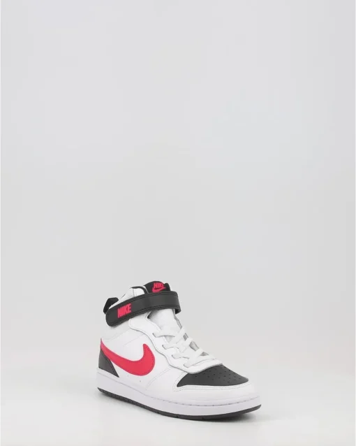 Botines Nike Court Borough Mid Cd7783-110 Blanco