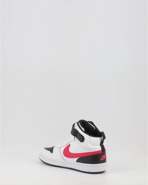 Botines Nike Court Borough Mid Cd7783-110 Blanco