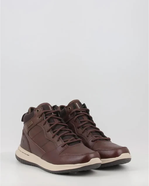 Botines Skechers Delson 65801 Cuero