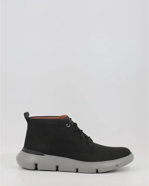 Botines Skechers Garza - Fontaine 204903 Negro
