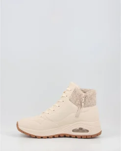 Botines Skechers Uno Rugged Beig