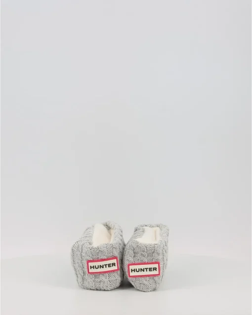 Calcetines Hunter Recycled Mini Cable Boot Short Gris