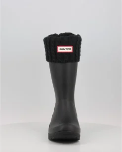 Calcetines Hunter Recycled Mini Cable Boot Short Negro