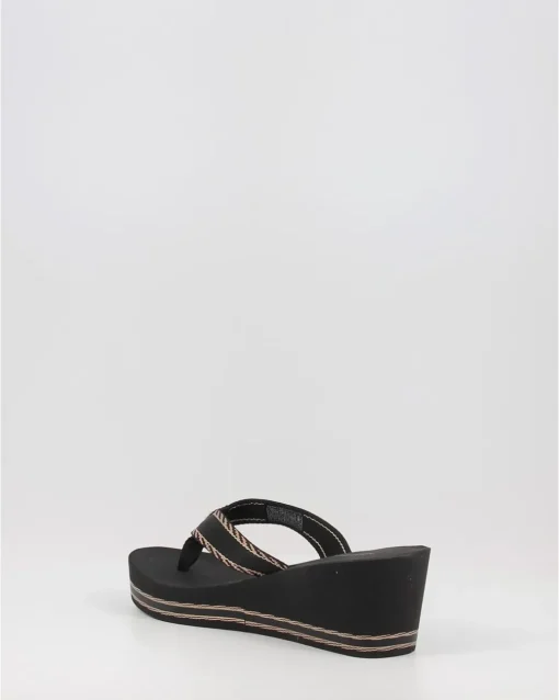 Chanclas Tommy Hilfiger Tommy Webbing H Wedge Sandal Negro