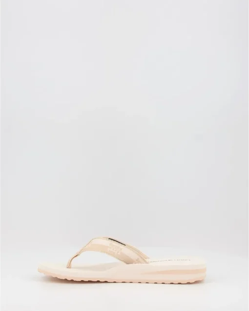 Chanclas Tommy Hilfiger Th Colorblock Webbing Sandal Beig
