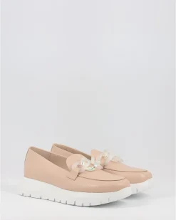 Mocasines Wonders Rose A-2444 Beig