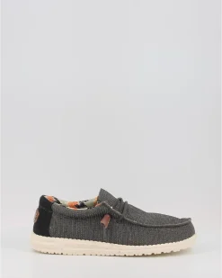 Náuticos Hey Dude Wally Eco Sox Gris