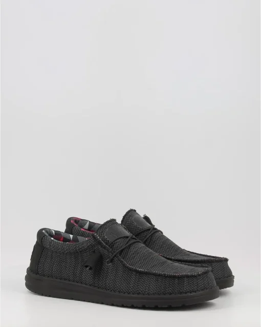 Náuticos Hey Dude Wally Sox Negro