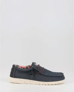 Náuticos Hey Dude Wally Sox Azul