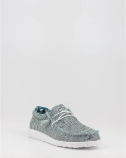 Náuticos Hey Dude Wally Sox Gris
