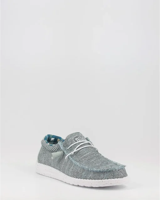 Náuticos Hey Dude Wally Sox Gris