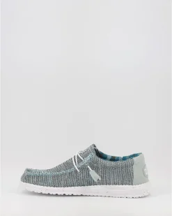 Náuticos Hey Dude Wally Sox Gris