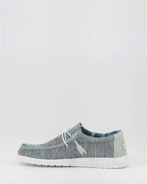 Náuticos Hey Dude Wally Sox Gris
