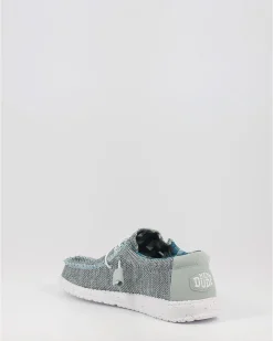 Náuticos Hey Dude Wally Sox Gris