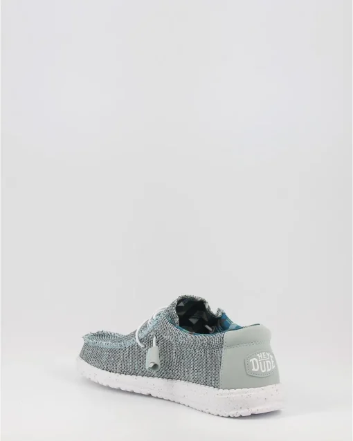 Náuticos Hey Dude Wally Sox Gris