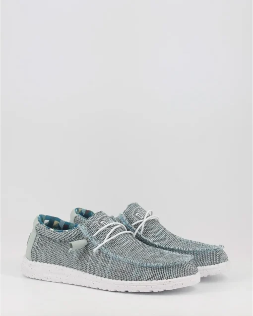 Náuticos Hey Dude Wally Sox Gris
