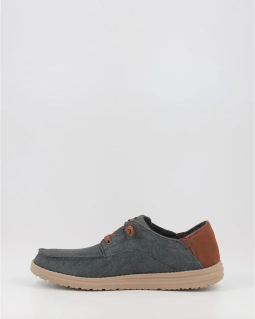 Náuticos Skechers Relaxed Fit Melson - Planon 210116 Azul
