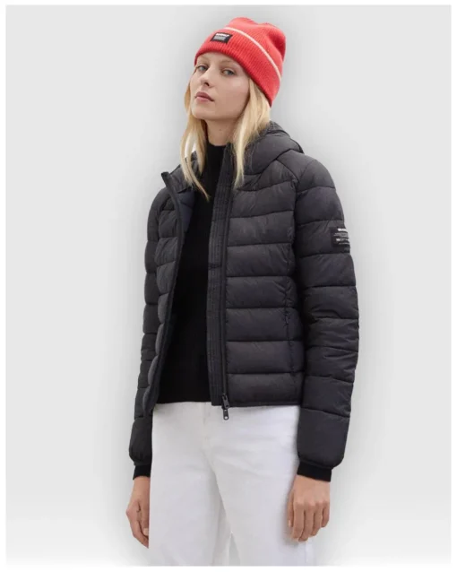Plumiferos Ecoalf Aspenalf Jacket Woman Negro