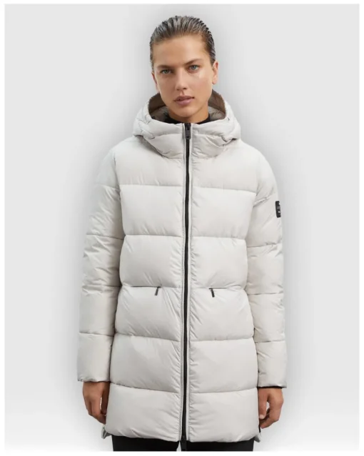 Plumiferos Ecoalf Marangualf Jacket Woman Beig