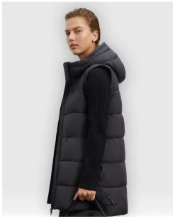 Plumiferos Ecoalf Marangualf Vest Woman Negro
