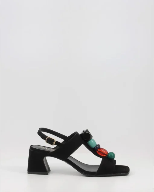 Sandalias Alpe Femme 2585 Negro