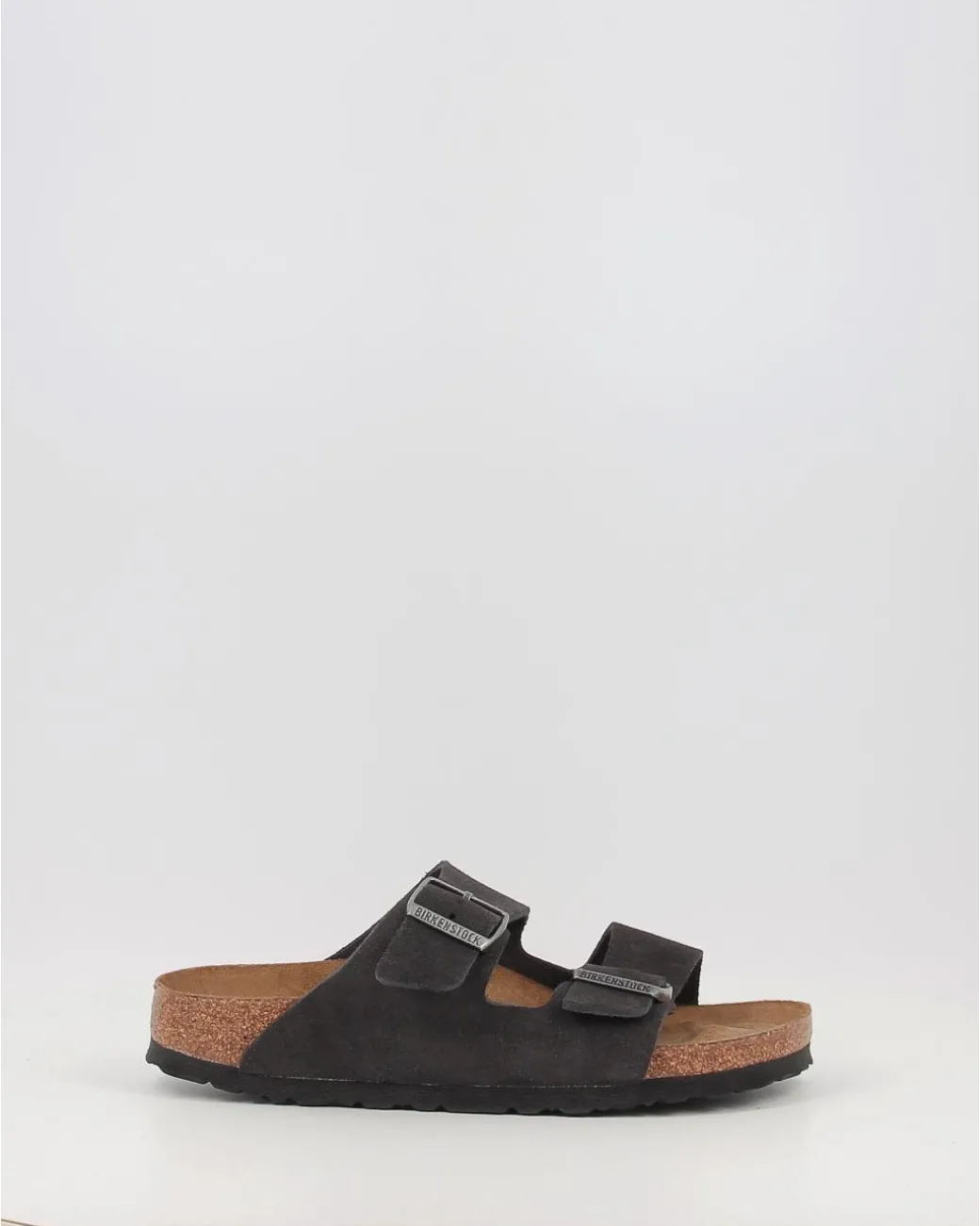 Sandalias Birkenstock Arizona Vl Sfb Leather Gris