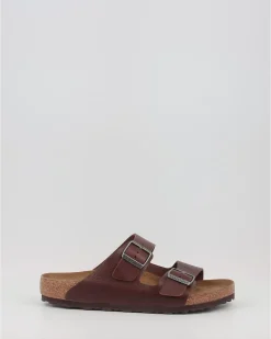Sandalias Birkenstock Arizona Le Vintage Wood Roast Bg Marron