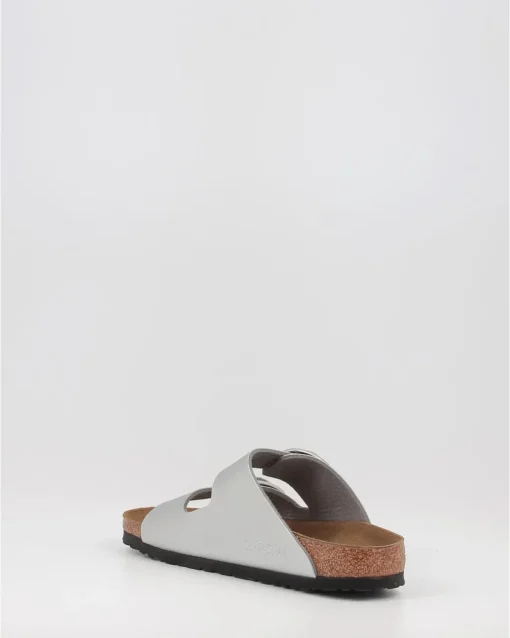 Sandalias Birkenstock Arizona Big Buckle Bf Plata