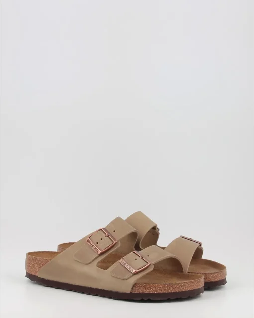 Sandalias Birkenstock Arizona Sfb Leoi Marron