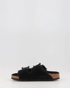 Sandalias Birkenstock Arizona Shearling Negro