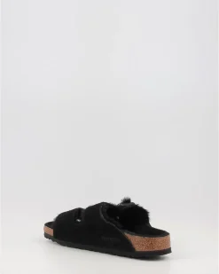 Sandalias Birkenstock Arizona Shearling Negro