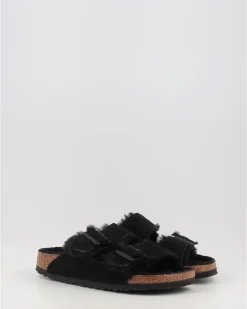 Sandalias Birkenstock Arizona Shearling Negro