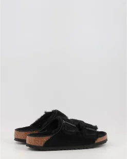 Sandalias Birkenstock Arizona Shearling Negro