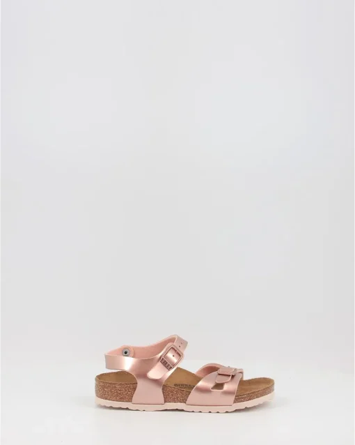 Sandalias Birkenstock Rio Kids Bf Rosa