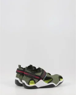 Sandalias Geox Jr Wader A J1530A Verde