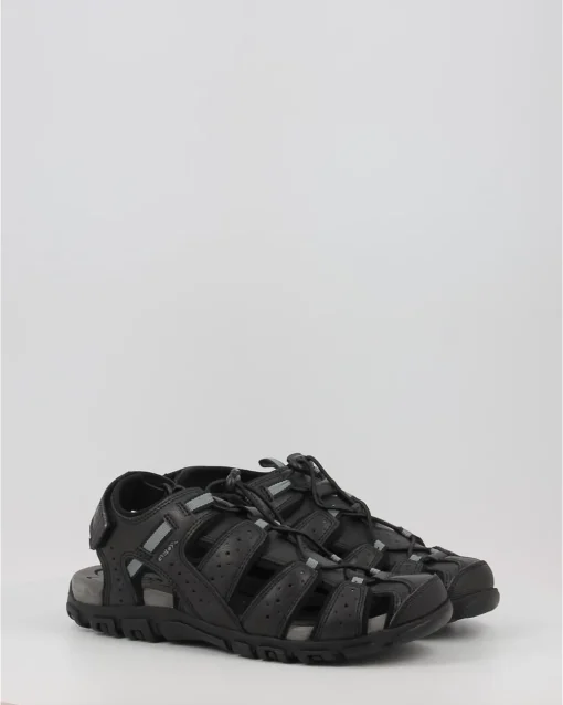 Sandalias Geox Uomo Sandal Strada U6224B Negro