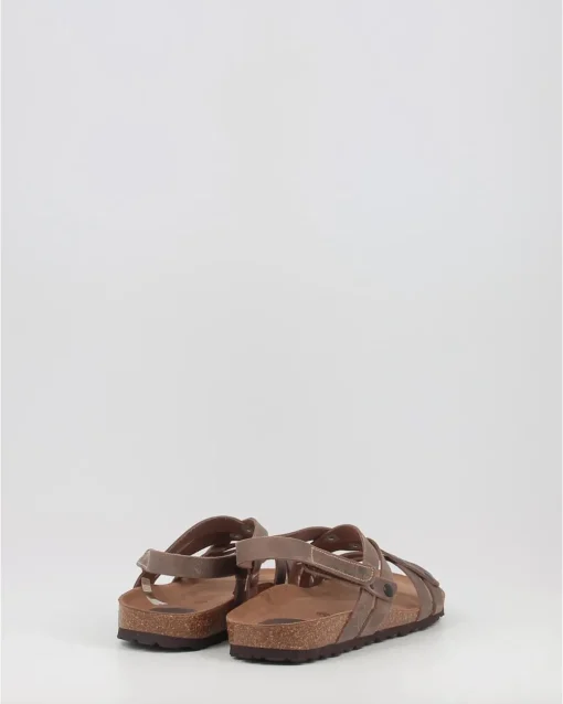 Sandalias Interbios 7200 Marron
