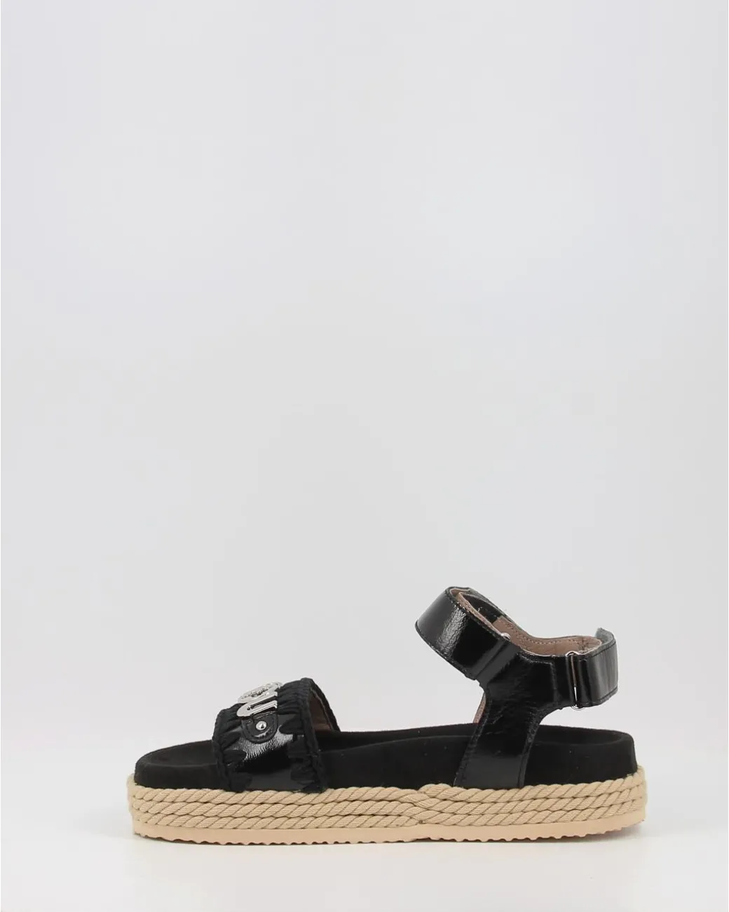 Sandalias Mou Rope Bio Sandal 02 Patblk Negro