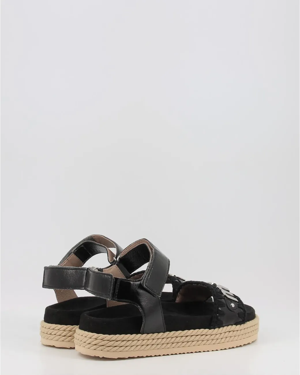 Sandalias Mou Rope Bio Sandal 02 Patblk Negro