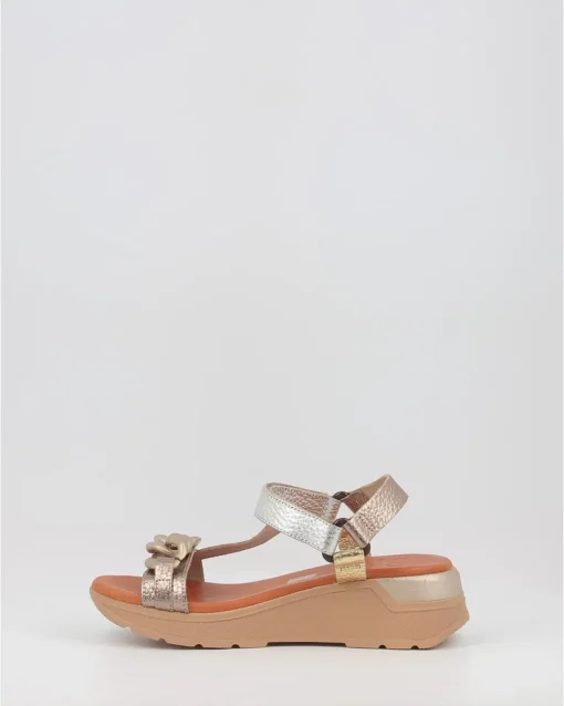 Sandalias Obi Shoes 5191 Metalizado