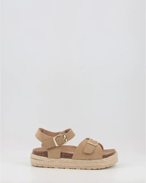 Sandalias Obi Shoes 801-He-Tal Taupe