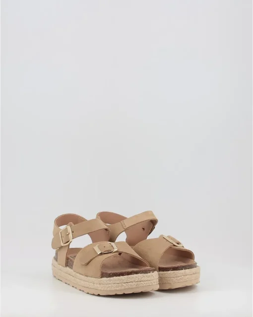 Sandalias Obi Shoes 801-He-Tal Taupe