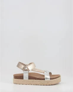 Sandalias Obi Shoes Ka-2021 Metalizado