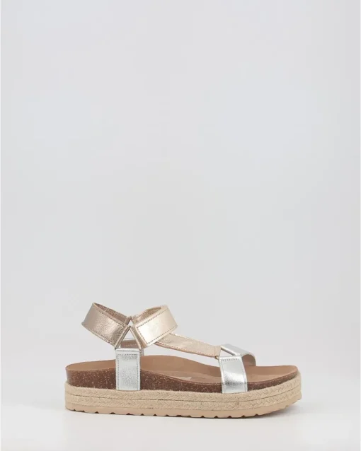 Sandalias Obi Shoes Ka-2021 Metalizado